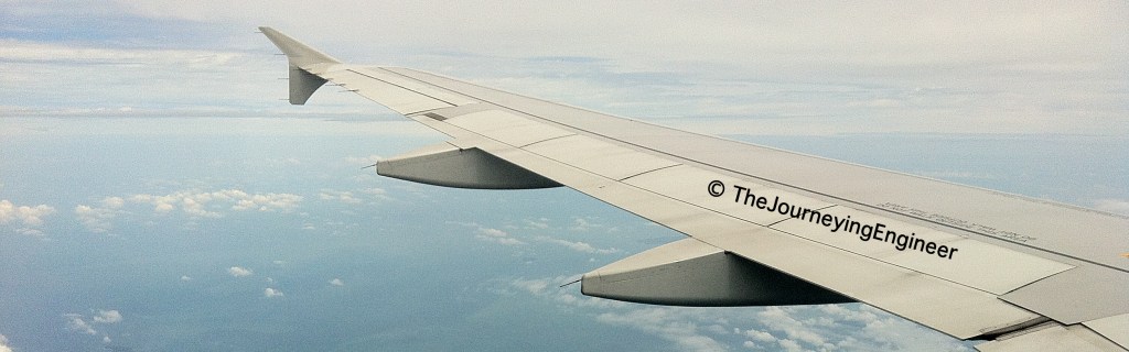 A plane's wing